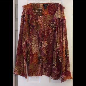 Women’s Bohemian style blouse & skirt 5x